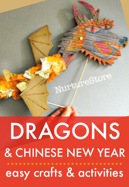 Easy Chinese New Year Crafts & Ideas for Kids & 2024 Year of the Dragon  Ideas