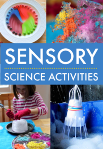 Easy sensory science activities for children - NurtureStore