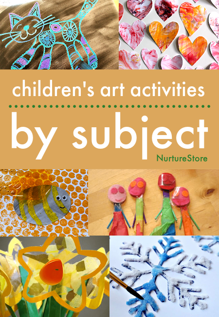 children's art activities by subject topic theme