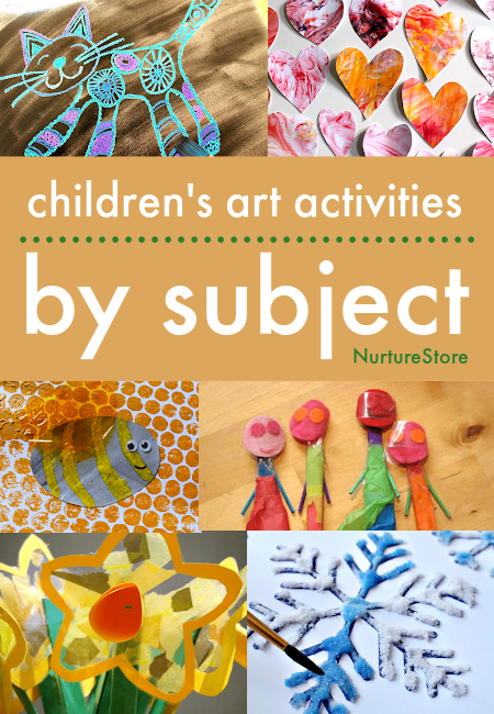 Children's art activities by subject - NurtureStore