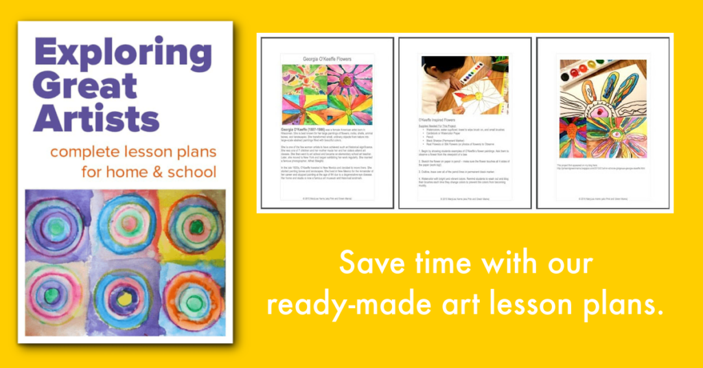 ready made art lesson plans about famous art