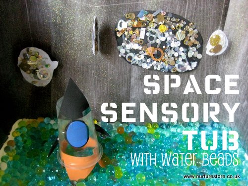 space play sensory tub