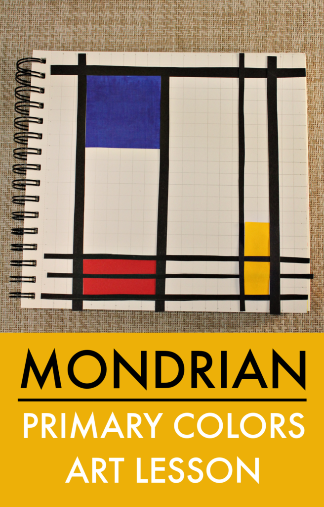 Piet Mondrian primary colors art lesson - NurtureStore