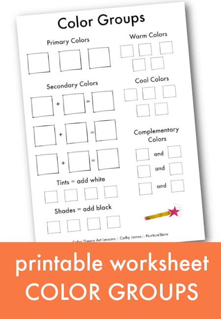 printable color groups worksheet